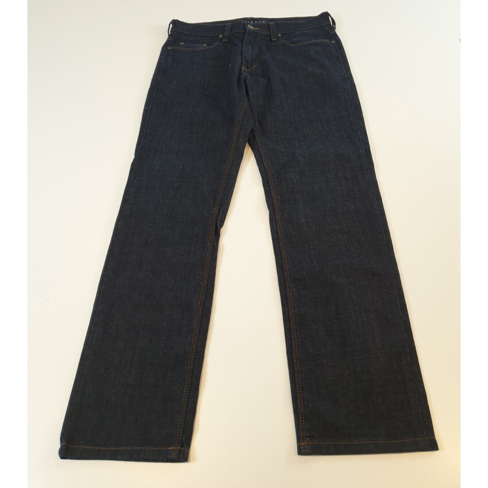 Mott & Bow Men's 30x28 Mosco Slim Denim Jeans Dark Blue Wash